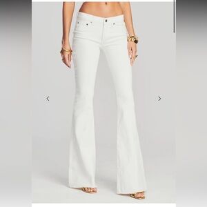 Retrofete low rise white jean